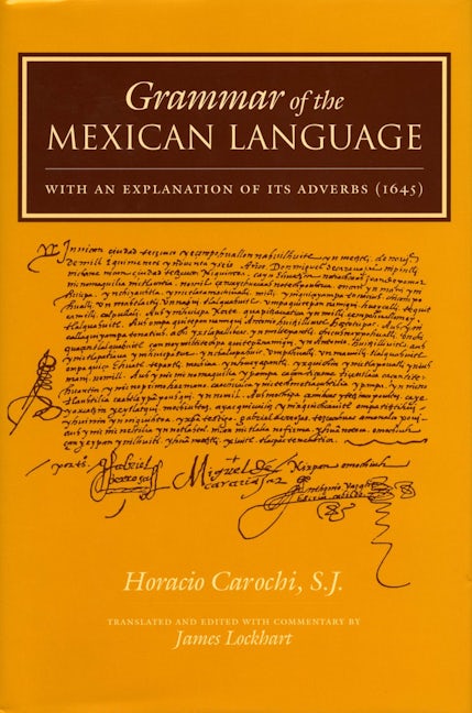 Book cover image for Grammar of the Mexican Language ISBN: 9780804742818